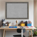 Amanti Art Grey Framed Magnetic Board 25x33 Medium Vision Board - Image 6