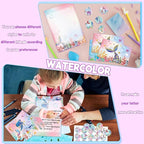 TaoBary 160 Pcs Stationery Paper Set 50 Double Sided Stationery Papers - Image 6