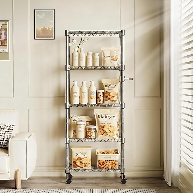 Metal Storage Shelves 5 Tier - Image 2