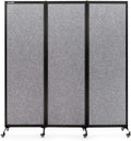 Upgrade Version Room Partition and Divider, Freestanding Rolling Dividers by StrongBird