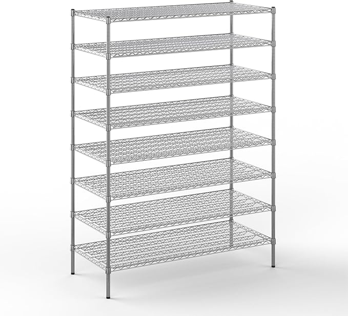Regal Altair 24" Deep x 54" Wide x 74" Height Wire Shelving Kit | 8-Tier | NSF by Regal+Altair