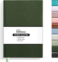 Annecy Lined Journal Notebook, Hardcover Leather Journal by Annecy