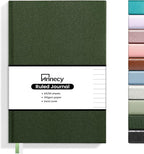 Annecy Lined Journal Notebook, Hardcover Leather Journal by Annecy
