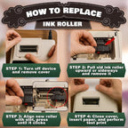3 Pack IR40T Calculator Ink Roller, HR-100TM / Canon P23-DHV, P170-DH3 / Sharp - Image 5