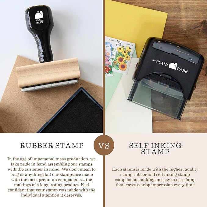 Address Stamp - Custom Stamps for Mailing I Create Personalized Name and Return - Image 4