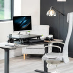 VIVO 26 inch Desk Converter, K Series, Height Adjustable Sit to Stand Riser - Image 8