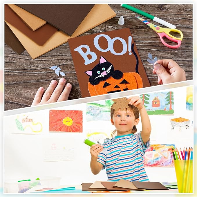Sinmoe 200 Sheets 5 Shades Cardstock Paper 8.5 x 11 Inches 180gsm Solid Core - Image 6