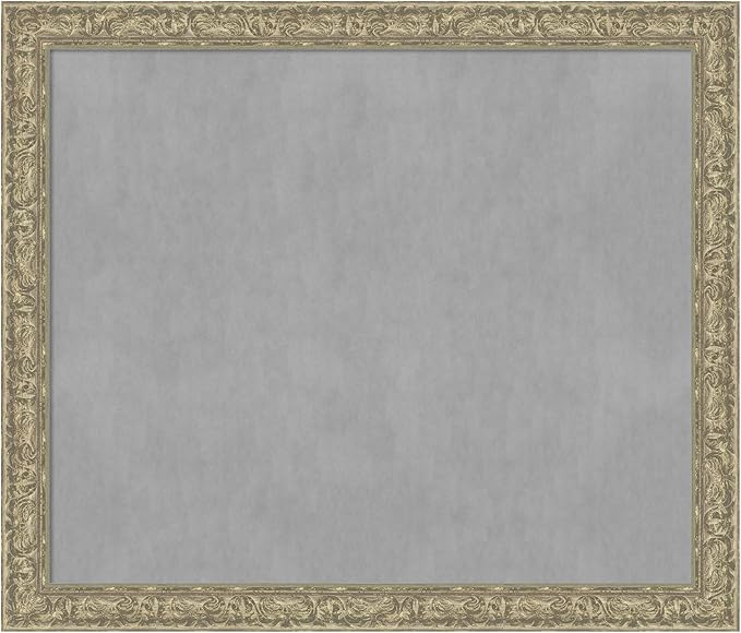 Amanti Art Silver Framed Magnetic Board 47x55 Oversize Vision Board by AmantiArt