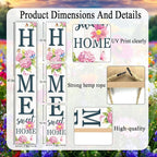Home Sweet Home Welcome Sign for Front Porch, Farmhouse Yard Signs Home Decor - Image 2