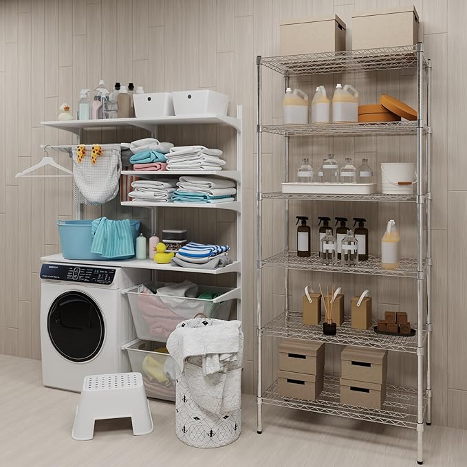 Regal Altair 21" Deep x 36" Wide x 74" Height Wire Shelving Kit | 6-Tier | NSF - Image 2