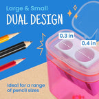 Craftzilla Pencil Sharpener 100 Pack, Manual Pencil Sharpeners Bulk - Image 4