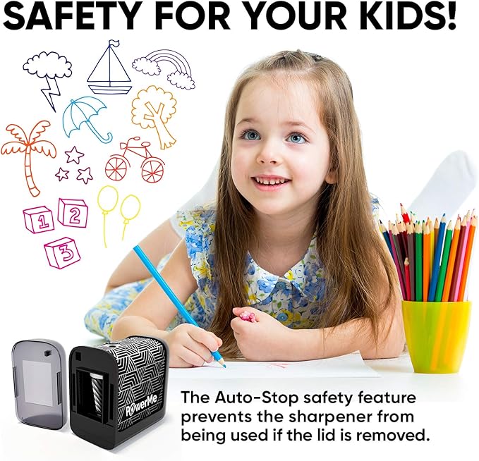 Battery-Operated Electric Pencil Sharpener - Image 6