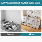 LUMTOK 10-Drawer Dresser, Fabric Storage Dresser Drawers - Image 7