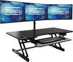 Rocelco 45" Height Adjustable Standing Desk Converter - Image 3