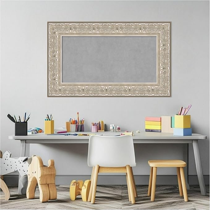 Amanti Art Silver Framed Magnetic Board 19x31 Small Vision Board - Image 5