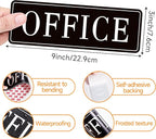 The Office Door Sign for Home and Business，Self-Adhesive Waterproof and - Image 2