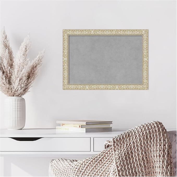Amanti Art Silver Framed Magnetic Board 14x20 Small Vision Board - Image 7