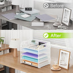 Cawukege 5 Tier Paper Organizer - Image 6