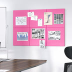 Neatsure Large Cork Board for Wall, 6 Panels Felt Tiles Tack Push Pin Board for - Image 5