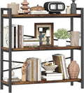 Book Shelf, 3 Tier Bookshelf 31.49" Width, Book Shelf Storage and Organization by Homeiju