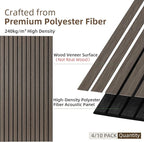 TO-TH Wood-Look Acoustic Wall Panels, 10 Pack 47.2” x 23.6” Sound Panels - Image 2
