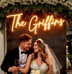 BUIZZEUOIV Custom Neon Sign, Neon Sign Customizable Large LED Wedding Neon Name - Image 2