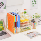 Marbrasse Rose Gold Desk Organizer - Image 3