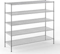 Regal Altair 24" Deep x 72" Wide x 64" Height Wire Shelving Kit | 5-Tier | NSF by Regal+Altair