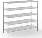 Regal Altair 24" Deep x 72" Wide x 64" Height Wire Shelving Kit | 5-Tier | NSF by Regal+Altair