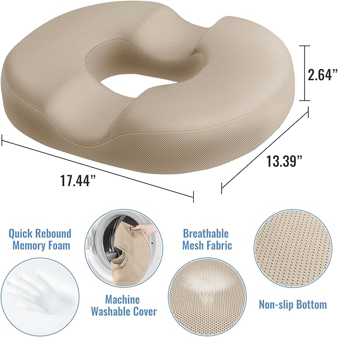 CloudBliss Donut Pillow Seat Cushion Chair Pad - Image 2