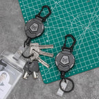 MNGARISTA 8-Pack Retractable Keychain, Heavy Duty Carabiner Badge Holder - Image 2