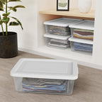 Triplenet Pricing 45-Pack 12-Quart Clear Plastic Storage Bins - Image 3