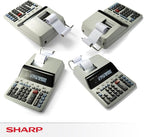 Sharp 12-Digit Print Calculator Desktop Size Adding Machine, Large Easy-to-Read - Image 7