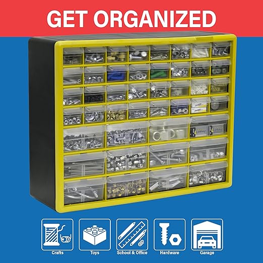 Akro-Mils 44-Drawer Plastic Drawer Storage Cabinet - Image 3