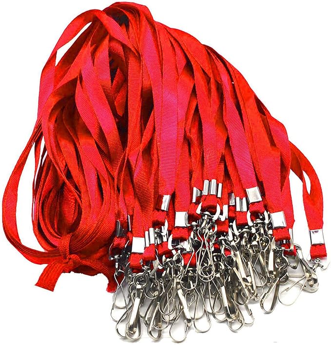 Beebel Red Lanyards 100 Pcs Lanyard by Beebel