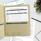 HR Folders for Employee Files – 25-Pack Heavy-Duty Manila Folders - Image 7