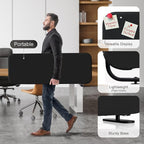 DECOLAB Desk Divider, Movable Desk Panel Privacy Partition - Image 4