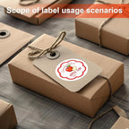 Methdic 1.5" Diameter High Visibility Printable Round Labels，Matte White，600 - Image 4