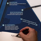 Dingbats* - Wildlife Lined Extra Large A4 Notebook - PU Leather Hardcover - Image 3