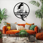 Custom Personalized Mermaid Name Metal Sign, Mermaid Wall Decor, Beach Theme - Image 3