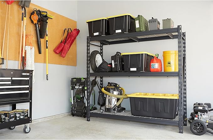 Ironton Industrial Shelving Rack, 3 Storage Shelves Steel Construction 3-Tier - Image 5