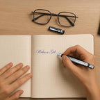 Webson Gill ‘The Raider’ Silver Luxury Executive Fountain Pen, Polished Lacquer - Image 6