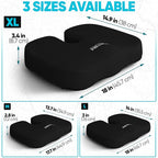 FORTEM Seat Cushion, Office Chair Cushion, Lumbar Support Pillow - Image 2