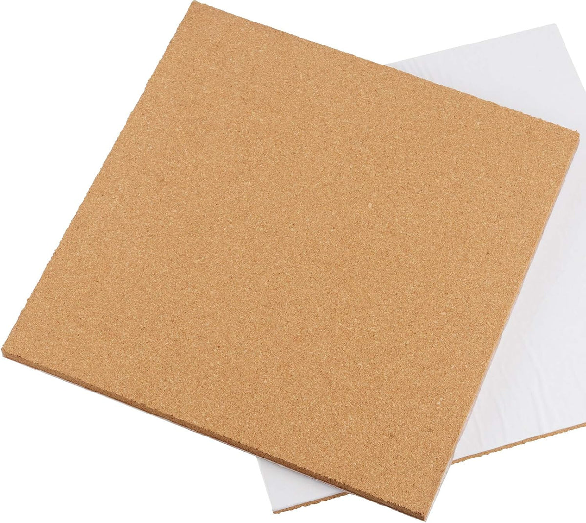 10 Pack Cork Board Tiles, 12 x 12 x 1/2 inch Bulletin Board Cork Panels, Cork...