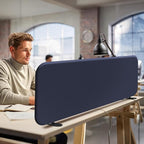 DECOLAB Desk Divider, Portable Desk Privacy Panel Shield by DECOLAB