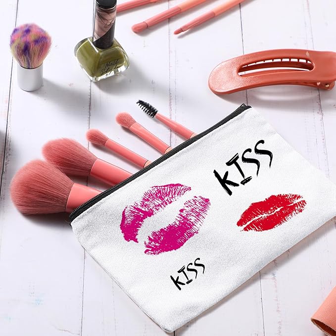 Reginary 80 Pack Canvas Zipper Makeup Bags Bulk Pencil Pouches Blank DIY Craft - Image 6
