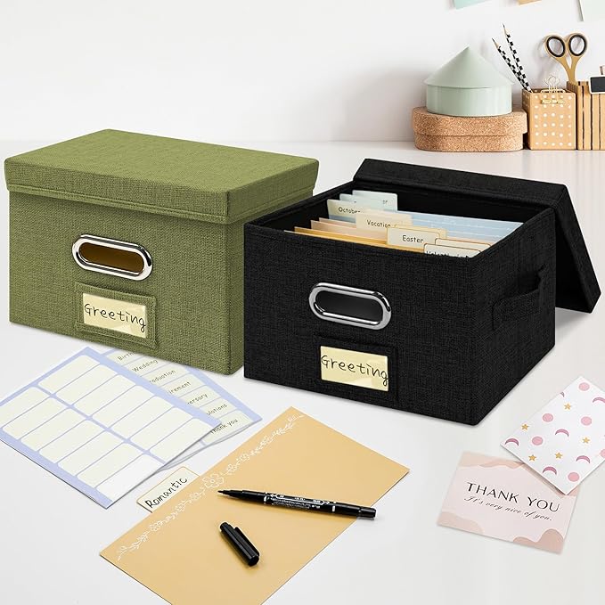 Remowith Greeting Card Organizer and Storage Box - Image 7