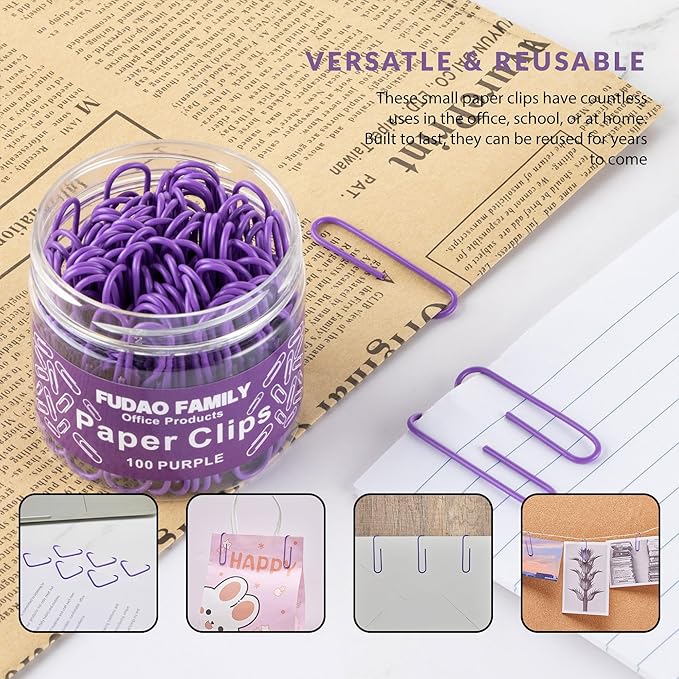 Jumbo Paper Clips, 2 Inch Large Paper Clip - Image 6