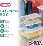 Sterilite 48-Pack Latching Box, Under Bed Storage Bins - Image 3
