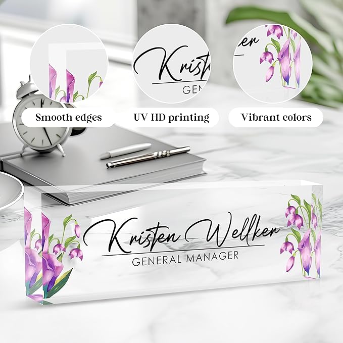 Custom Office Name Plate for Desk, Desk Name Plate Personalized, Personalized - Image 3
